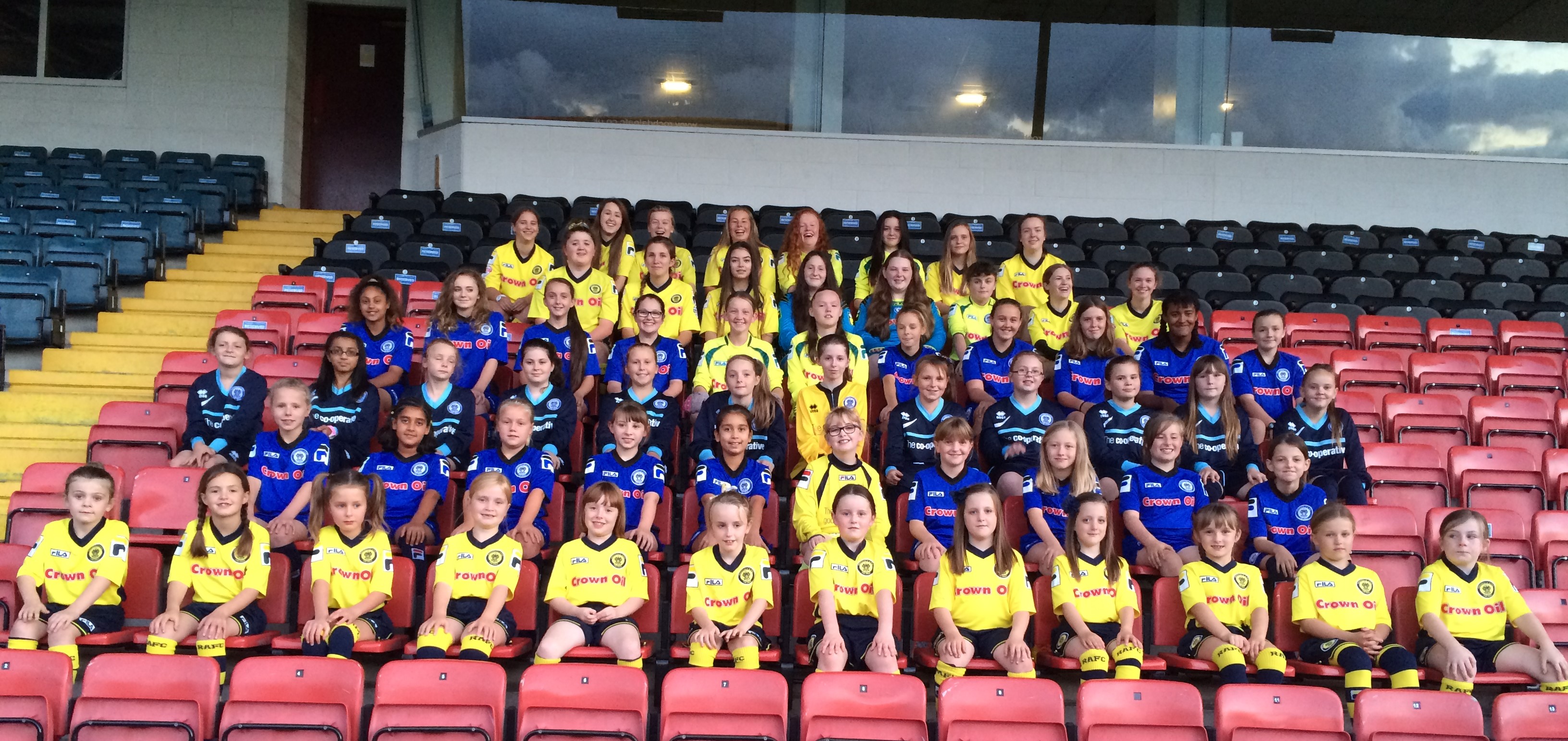 Rochdale AFC Ladies full squad 20156