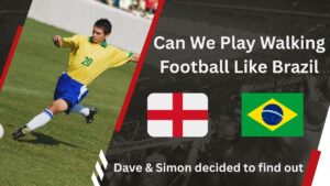 We discover that Brazil are very good at walking football !